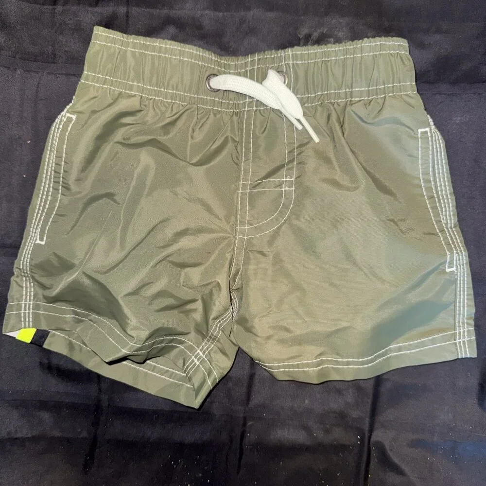 Sundek BOY’S SWIMSHORTS SHORT ELASTICATED WAIST ICONIC TAFFETA - NWOT